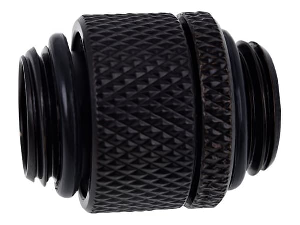 Alphacool Eiszapfen Connector Series Double-Threaded - Inpassning till vätskekylsystem - svart