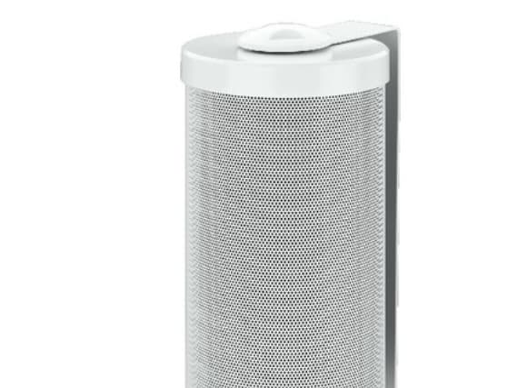 Monacor ESP-315/WS, 2-veis, 1.0 kanaler, Koblet med ledninger (ikke trådløs), 15 W, 75 - 20000 Hz, Sølv, Hvit