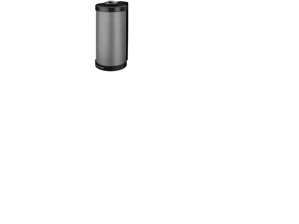 Monacor ESP-315/SW, 2-veis, 1.0 kanaler, Koblet med ledninger (ikke trådløs), 15 W, 75 - 20000 Hz, Sort, Sølv
