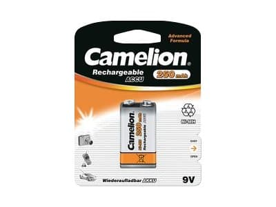 Camelion NH-9V250-BP1 - Batteri 9V - NiMH - (oppladbart) - 250 mAh