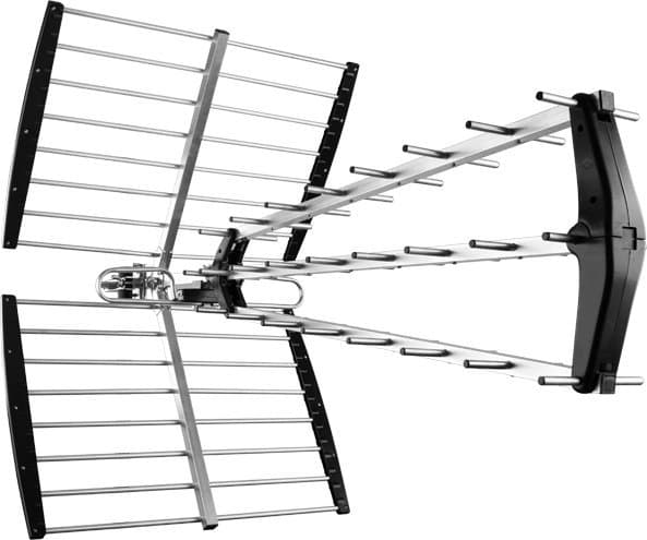 eSTAR T-1115 UHF, Utendørs, Aluminium, Sort, 470 - 790 MHz, 15 dB, 75 O, 795 mm