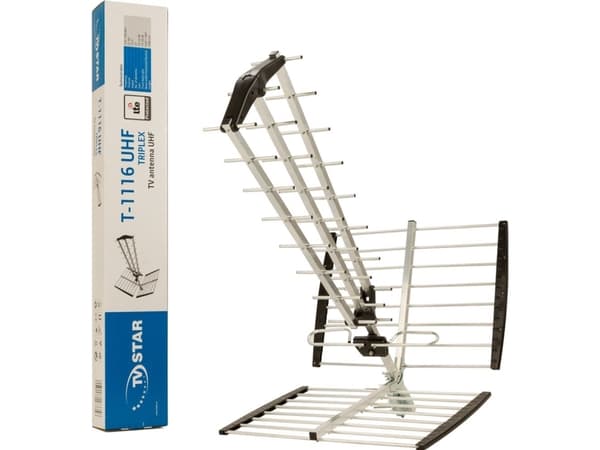TV-antenni eSTAR T-1116 UHF Triplex LTE Juoda