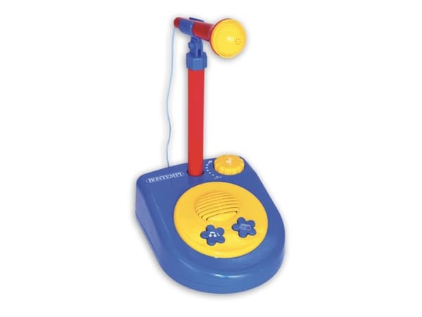 Bontempi Stage Microphone, Lelumikrofoni, 3 vuosi/vuosia, AA, 410 g, Sininen, Punainen, Keltainen