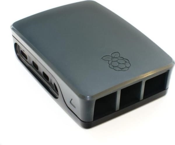 Raspberry Pi - Boks - ABS-plast - svart/grå