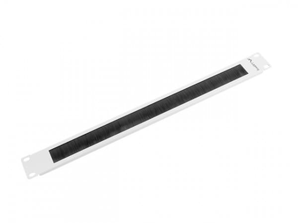 Lanberg - Rackborstpanel - RAL 7035, grå - 1U - 19"