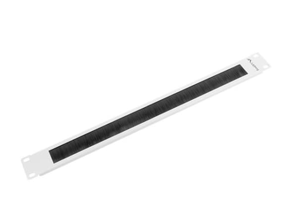 Lanberg - Rackborstpanel - RAL 7035, grå - 1U - 19"