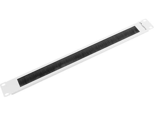 Lanberg - Rackborstpanel - RAL 7035, grå - 1U - 19"