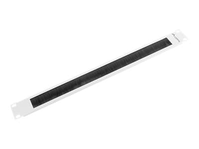 Lanberg - Rackborstpanel - RAL 7035, grå - 1U - 19"