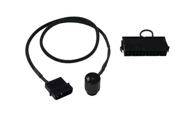Alphacool 17451, Svart, Vätska, mässing, 1/4", 24 mm, 1,7 cm