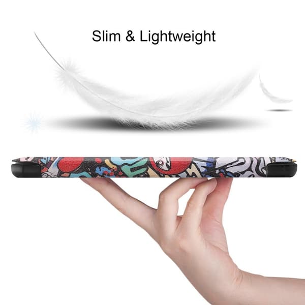 Pattern  Tri-fold Stand Cover Lenovo Tab M7 - Graffiti