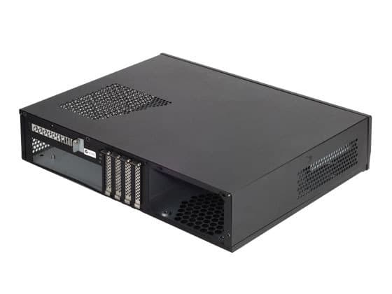 SilverStone MILO ML03 - Tower - micro ATX - ingen strømforsyning (ATX / PS/2) - svart - USB/lyd