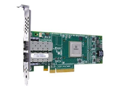 HPE StoreFabric SN1100Q 16Gb Dual Port - Vertbussadapter - PCIe 3.0 lav profil - 16Gb Fibre Channel x 2 - for ProLiant DL325 Gen10, DL345 Gen10, DL36