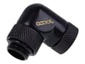 Miniatyrbild 1 av 5: Alphacool Eiszapfen Connector Series - Vinklad monteringsadapter för vätskekylningssystem - svart