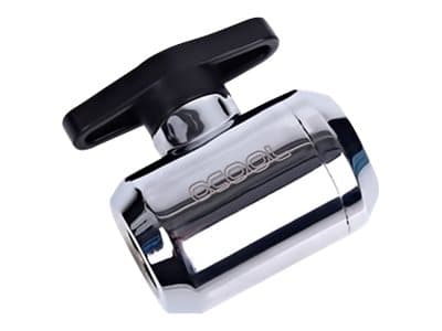 Alphacool Eiszapfen 2 Way Ball Valve - Ventil for væskekjølesystem - krom