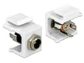 Pikkukuva 3 / 5: DeLOCK 86373, Metallinen, Valkoinen, DC 5.5 x 2.5 mm, 20,7 mm, 22 mm, 16,3 mm