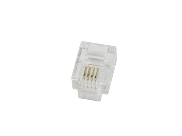 LogiLink - Puhelinliitin - RJ-11 (uros) - suojaamaton (100 kpl)