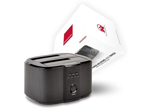 Axagon ADSA-ST, kiintolevy, SSD, SATA, Serial ATA II, Serial ATA III, 2.5,3.5", USB 3.2 Gen 1 (3.1 Gen 1) Type-B, 5 Gbit/sek., lajittelu