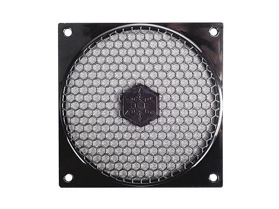 SilverStone FF121 - Viftegrill med filter - svart