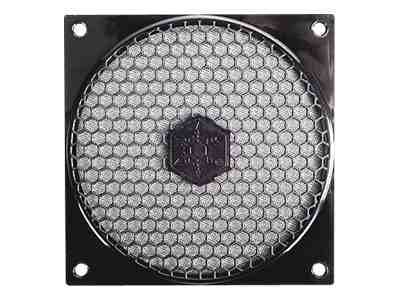 SilverStone FF121 - Viftegrill med filter - svart