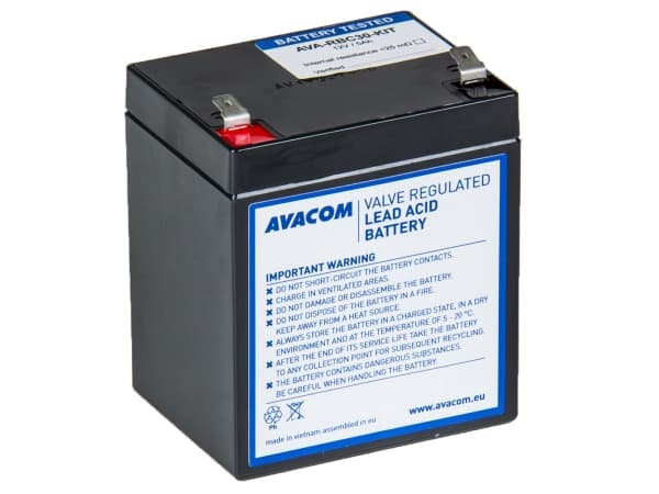 AVACOM AVA-RBC30-KIT, Forseglet blysyre (VRLA), 1 stykker, Sort, Vietnam, APC RBC30, 1,93 kg