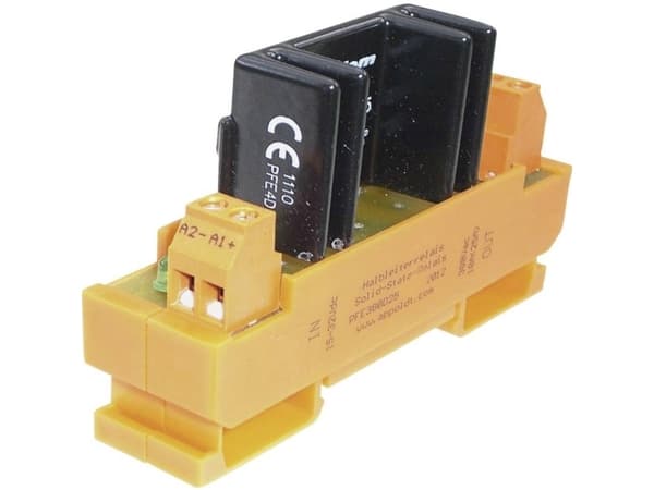 Halvledarrelä för DC/AC, typ PFE PFE240D25 Belastningsström 10 A Ingångsspänning 15 - 32 V/DC Utgångsspänning 250 V/AC