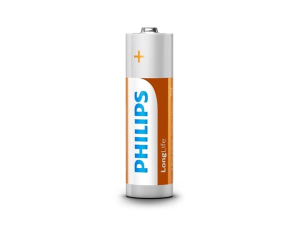 Philips LongLife Batteri R6L4F/10, Engangsbatteri, AA, Sink-Karbon, 1,5 V, 4 stykker, 3 år