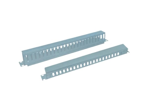 LogiLink ORCC01B, Kabelskilleskuff, Stål, Sort