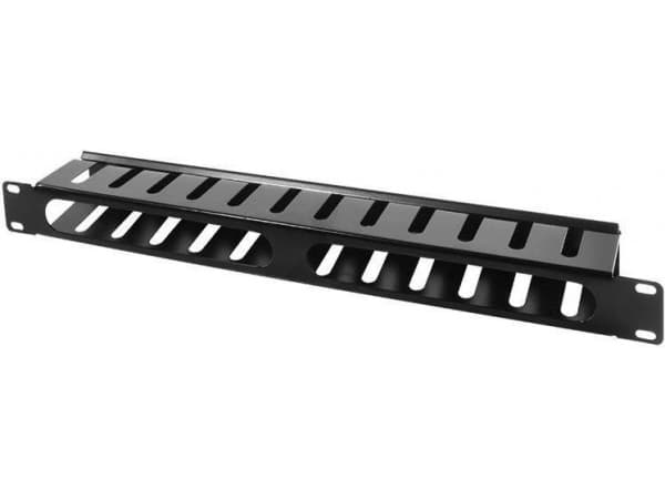 LogiLink ORCC01B, Kabelskilleskuff, Stål, Sort
