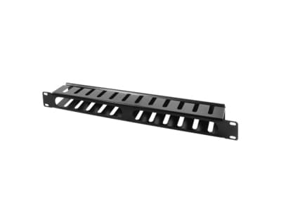 LogiLink ORCC01B, Kabelskilleskuff, Stål, Sort