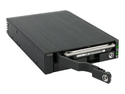 FANTEC MR-25DUAL - Bevegelig lagerrack - 2.5" - SATA 6Gb/s / SAS 6Gb/s - svart Sort