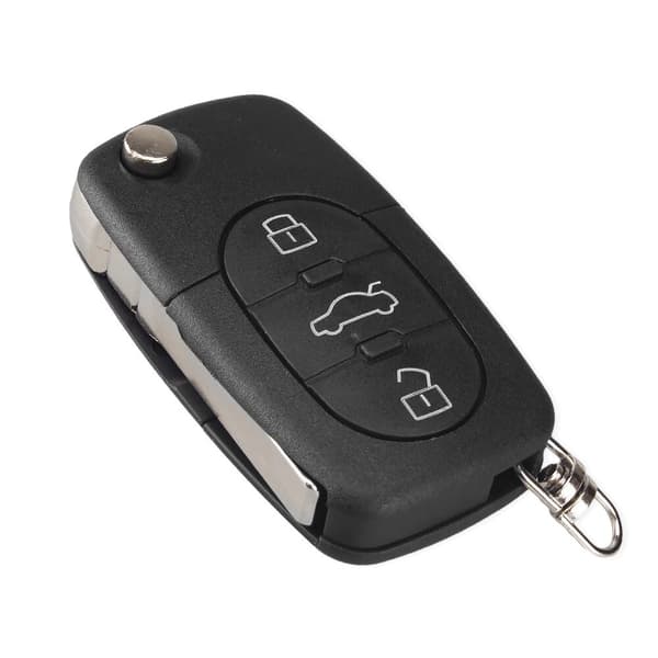 3 painikkeen auton avainkotelo for Audi CR2032