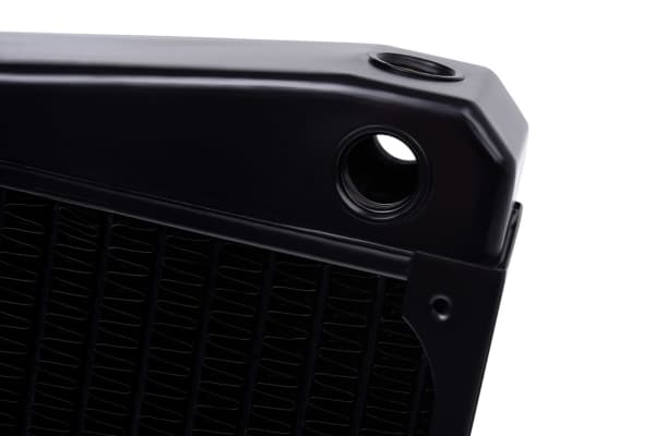 Alphacool 14244, Jäähdytin, Messinki, Terästä, Musta, 144 mm, 195 mm, 45 mm