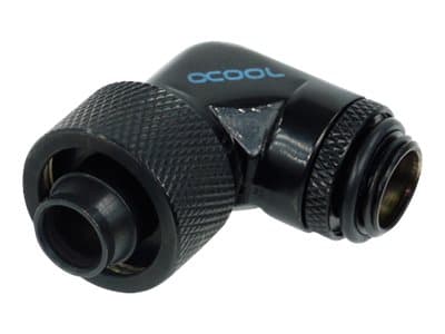 Alphacool HF Screw connector - Armatur for væskekjølesystem - mørkesvart