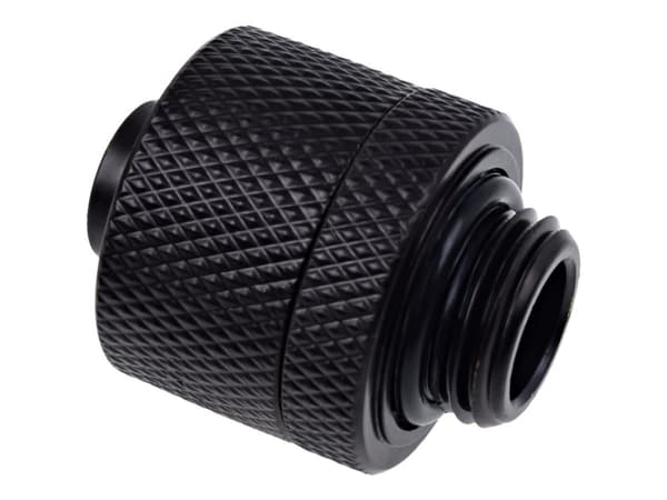 Alphacool Eiszapfen 16/10mm puristusliitin G1/4 - Jäähdytysjärjestelmän liitos - syvämusta (6 kpl)
