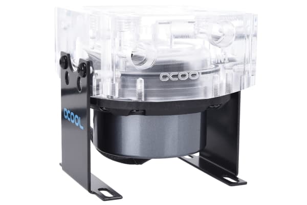 Alphacool Eispumpe VPP755, Pump, Akrylglas, Keramiska, Plast, Svart, Silver, Transparent, 83 mm, 80 mm, 87 mm