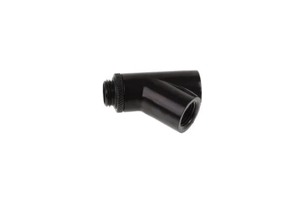 Alphacool 17401, mässing, Svart, 1/4", 45°, 18 mm, 44 mm