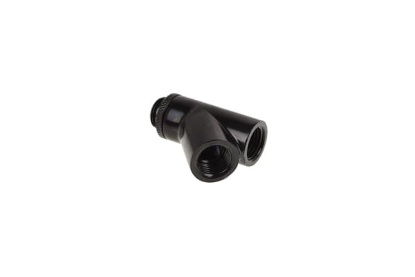 Alphacool 17401, mässing, Svart, 1/4", 45°, 18 mm, 44 mm