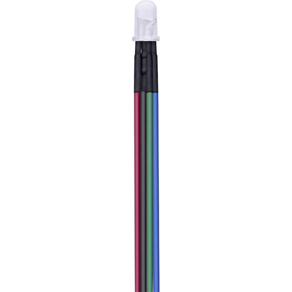TRU COMPONENTS T1810O103 LED sortiment RGB Rund 3 mm 1000 mcd, 4000 mcd, 2000 mcd 30 ° 25 st