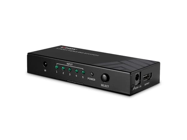 Lindy 38233, HDMI, Metall, Sort, 18 Gbit/s, RF, 4K Ultra HD
