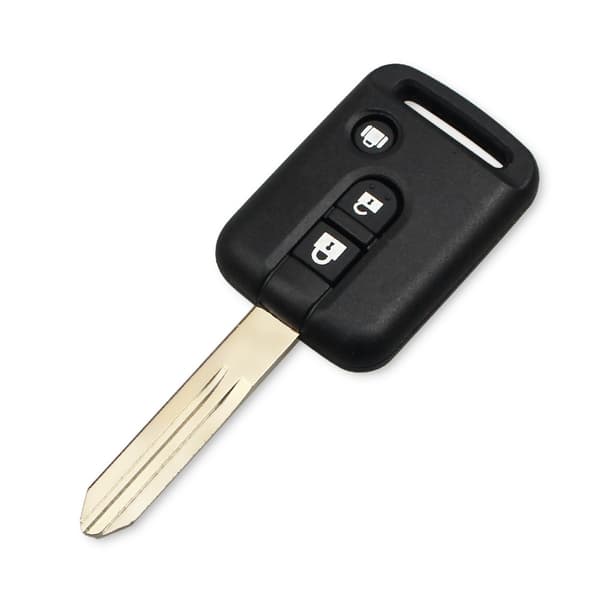 Erstatningsnøkkel fjernkontroll 3 knapper skall for Nissan
