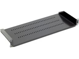 Netrack Equipment Shelf - Rack-hylle - koksgrå - 1U - 19"