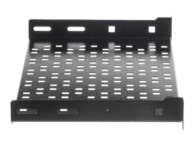 Netrack Equipment Shelf - Rack-hylle - koksgrå - 1U - 19"