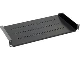 Netrack Equipment Shelf - Rack-hylle - koksgrå - 1U - 19"