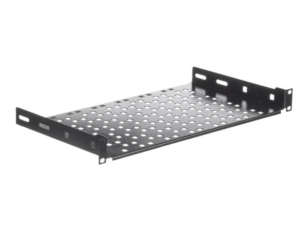 Netrack Equipment Shelf - Rack-hylle - koksgrå - 1U - 19"