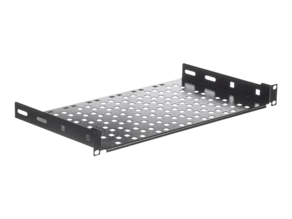 Netrack Equipment Shelf - Rack-hylle - koksgrå - 1U - 19"