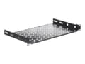 Miniatyrbilde 1 av 5: Netrack Equipment Shelf - Rack-hylle - koksgrå - 1U - 19"