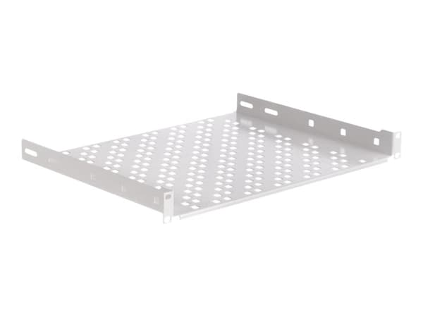 Netrack Equipment Shelf - Rack-hylle - grå, RAL 7035 - 1U - 19"