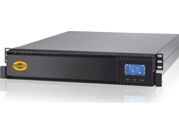 Orvaldi V3000 on-line 2U LCD, Dobbeltkonvertering (Online), 3 kVA, 2700 W, Sinus, 110 V, 300 V