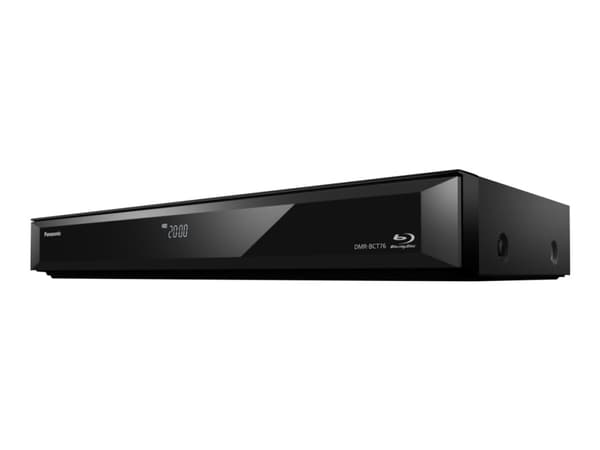 Panasonic DMR-BCT76ENK - 3D Blu-ray-skivinspelare med TV-mottagare och HDD - Uppskalning - Ethernet, Wi-Fi
