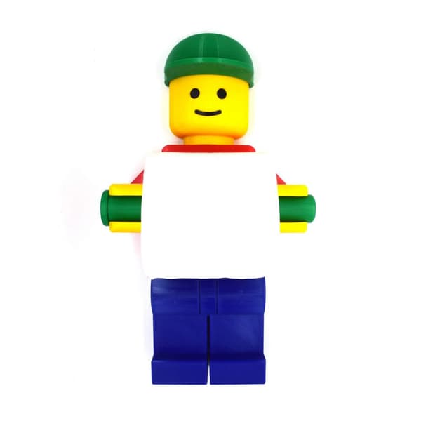 Toiletpapirholder til børn Lego 35 cm lang